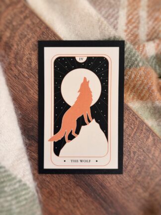The Wolf - Tarot Bookmark